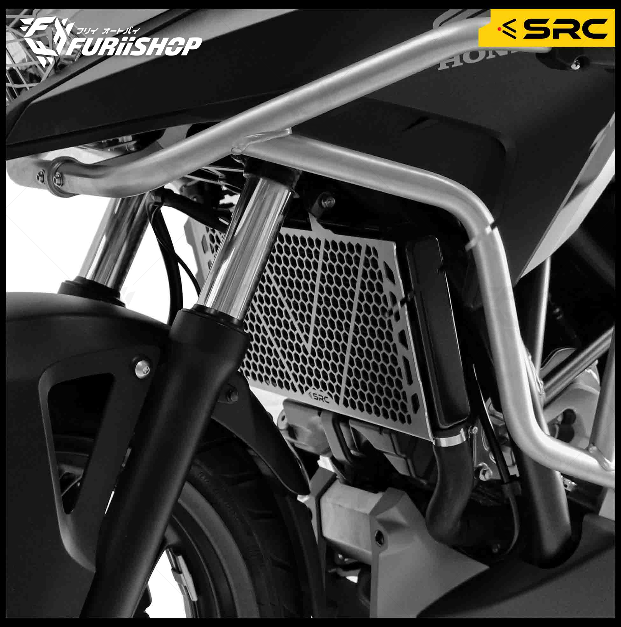การ์ดหม้อน้ำ RADIATOR GUARD SRC FOR HONDA NC750X (DCT)
