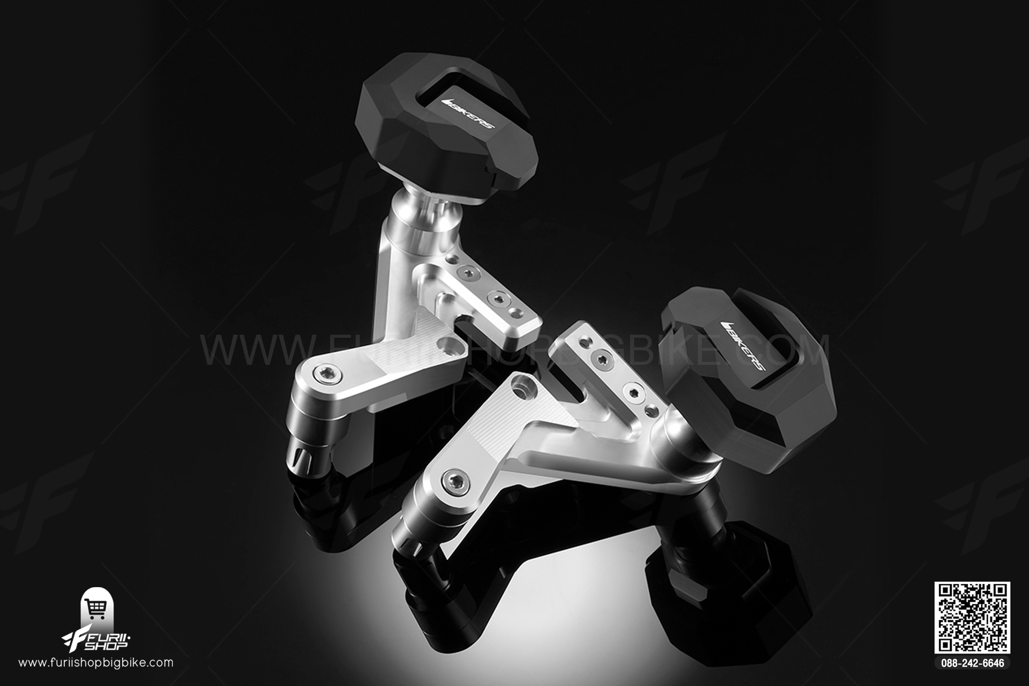 Frame Guard Set สีเงิน Ducati MONSTER795-796