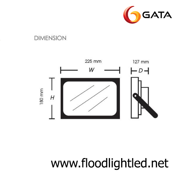 สปอร์ตไลท์LED 50w ยี่ห้อ GATA (แสงขาว)