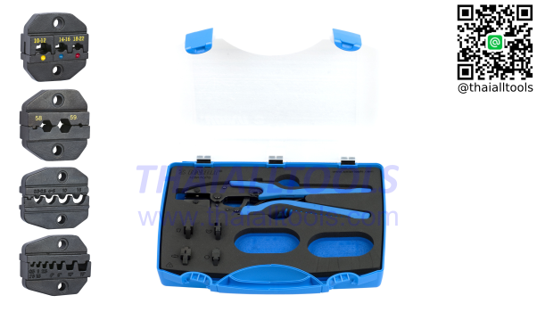 คีมย้ำหางปลาแบบ เปลี่ยนหัวได้ (CRIMP GRIP PLIERS) UNIOR