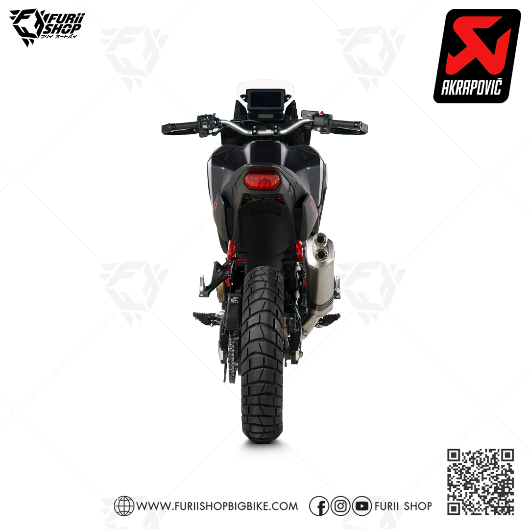 ท่อ AKRAPOVIC 2 Holes : for Honda AfricaTwin 2020-2022 CRF1100L