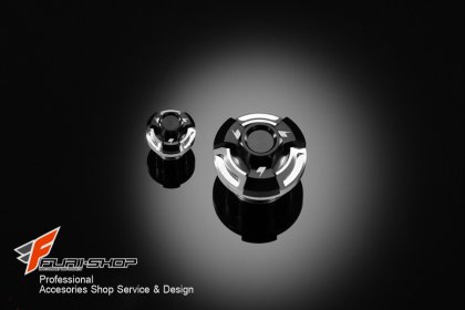 นัตปิดจานไฟตัวใหญ่ เล้ก ENGINE PLUGS FOR HONDA MSX สีดำ