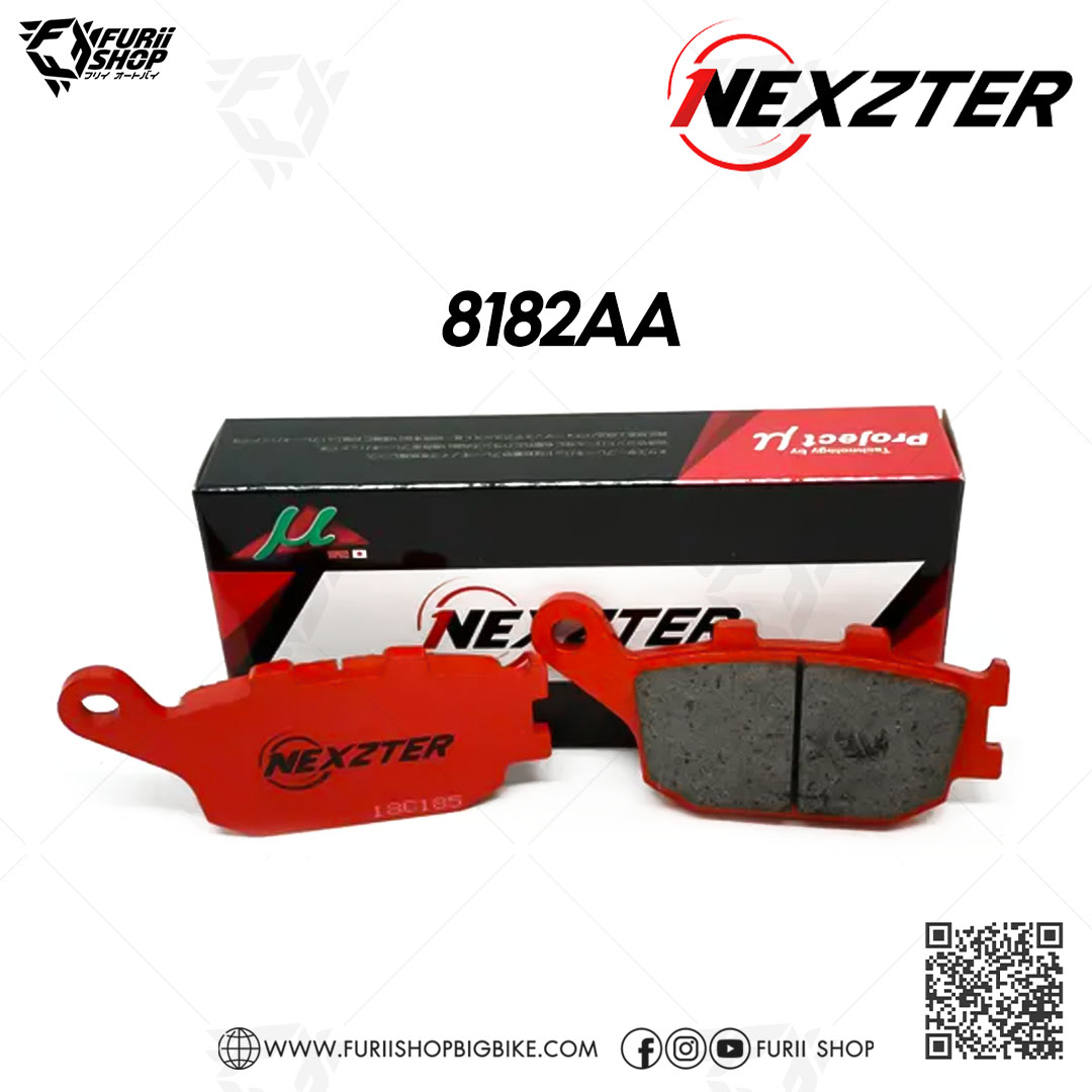 ผ้าเบรก Nexzter MU Part NO. 8182AA (R) : for Kawaski Z650 / NINJA 650 / VERSYS / Z1000 (Y16 ขึ้นไป)
