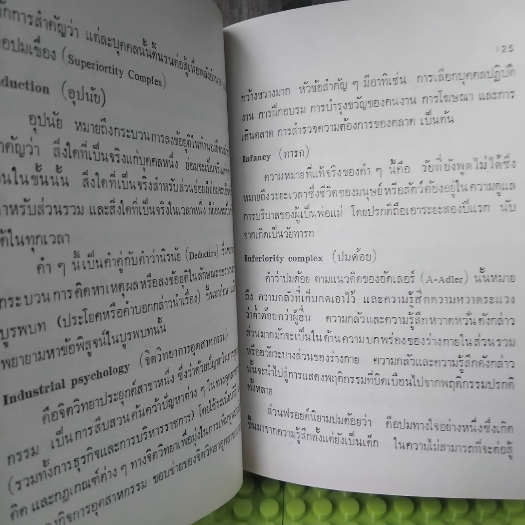ปทานุกรมจิตวิทยา โดย เดโช สวนานนท์ เนื้อหาในเล่มได้ลงประจำในวิทยสารต่างๆ มือ1 ปกแข็ง
