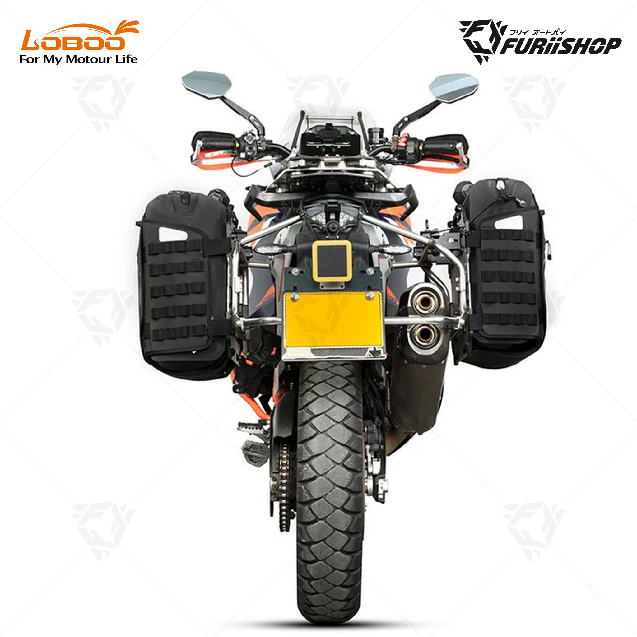 Alps Inflatable BAB30-30TBK กระเป๋าติดแรคข้าง ปั้มลมได้ สีดำ