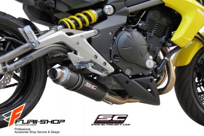 ท่อมอเตอร์ไซค์ SC PROJECT GP for Kawasaki ER6N - Ninja 650 ท่อแต่ง ท่อสูตร ท่อบิ๊กไบค์ ท่อBigbike ท่อไอเสีย