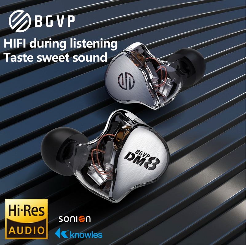 ขาย หูฟัง CIEM BGVP DM8 หูฟังหล่อหู 8 ไดรเวอร์ 8BA รองรับ Hi-Res ประกันศูนย์ไทย