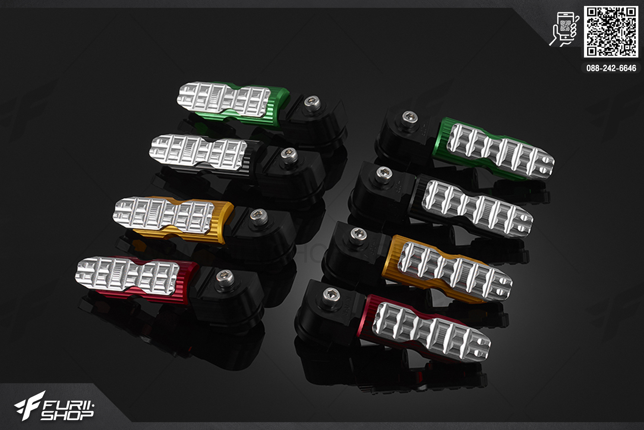 พักเท้าหลัง (Rear Footrests) Bikers Kawasaki Z250SL ABS