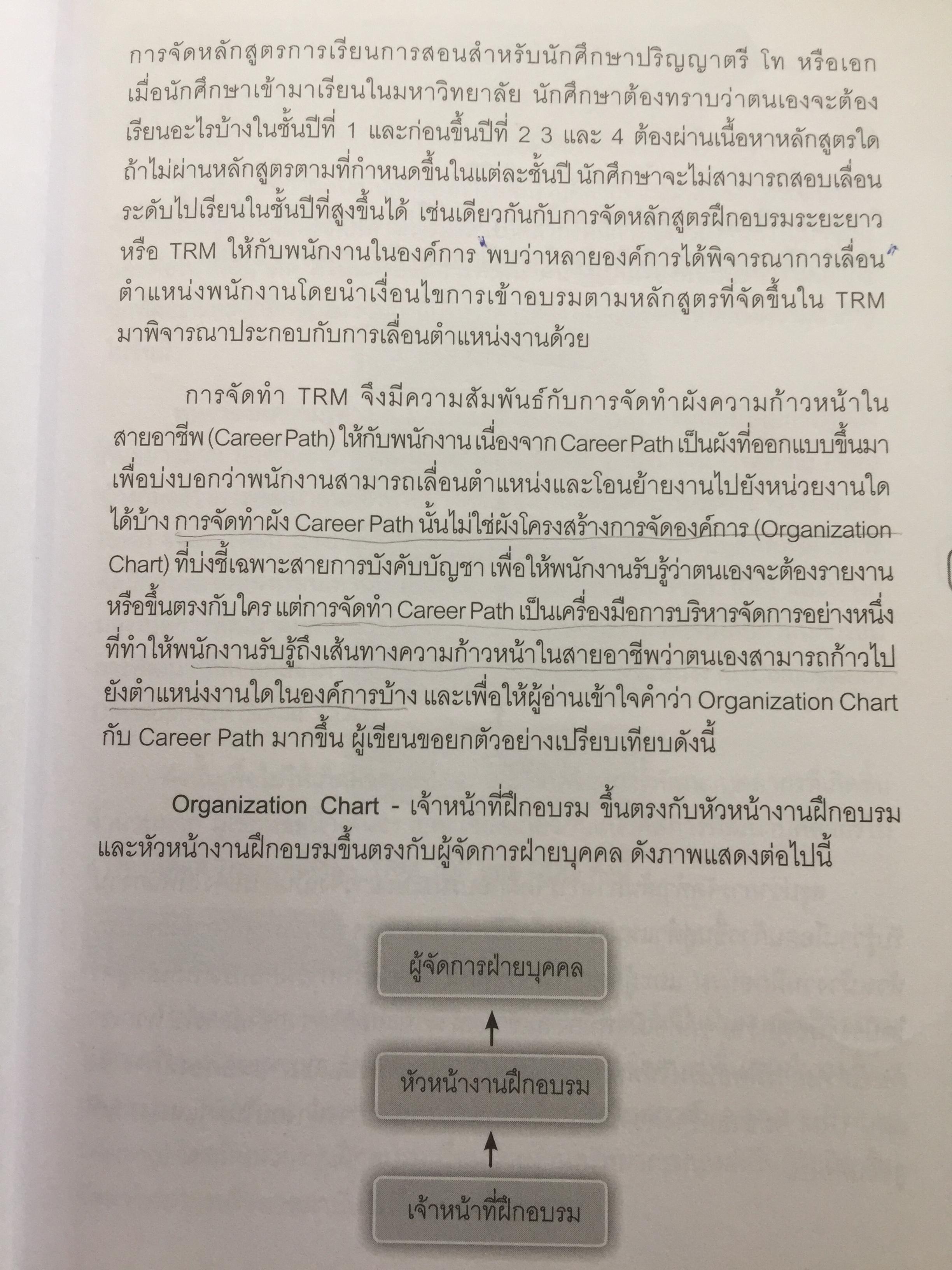 การจัดทำเส้นทางการฝึกอบรมระยะยาว บนพื้นฐานของขีดความสามารถ. Competency-based Training Road Map 350 กรัม