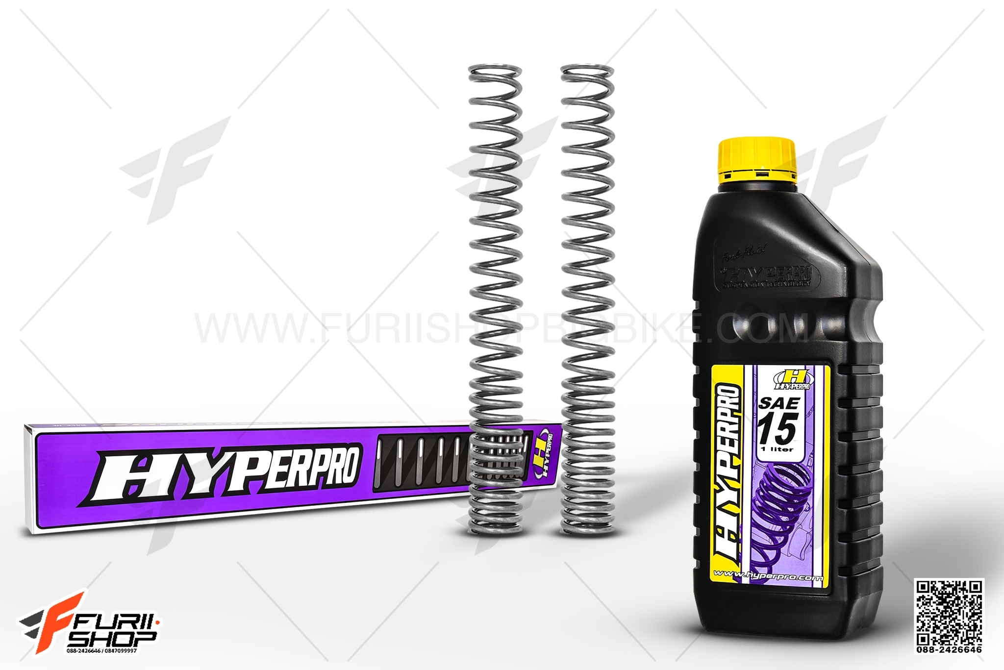 สปริงโช๊คหน้า HYPERPRO FOR YAMAHA T-MAX530
