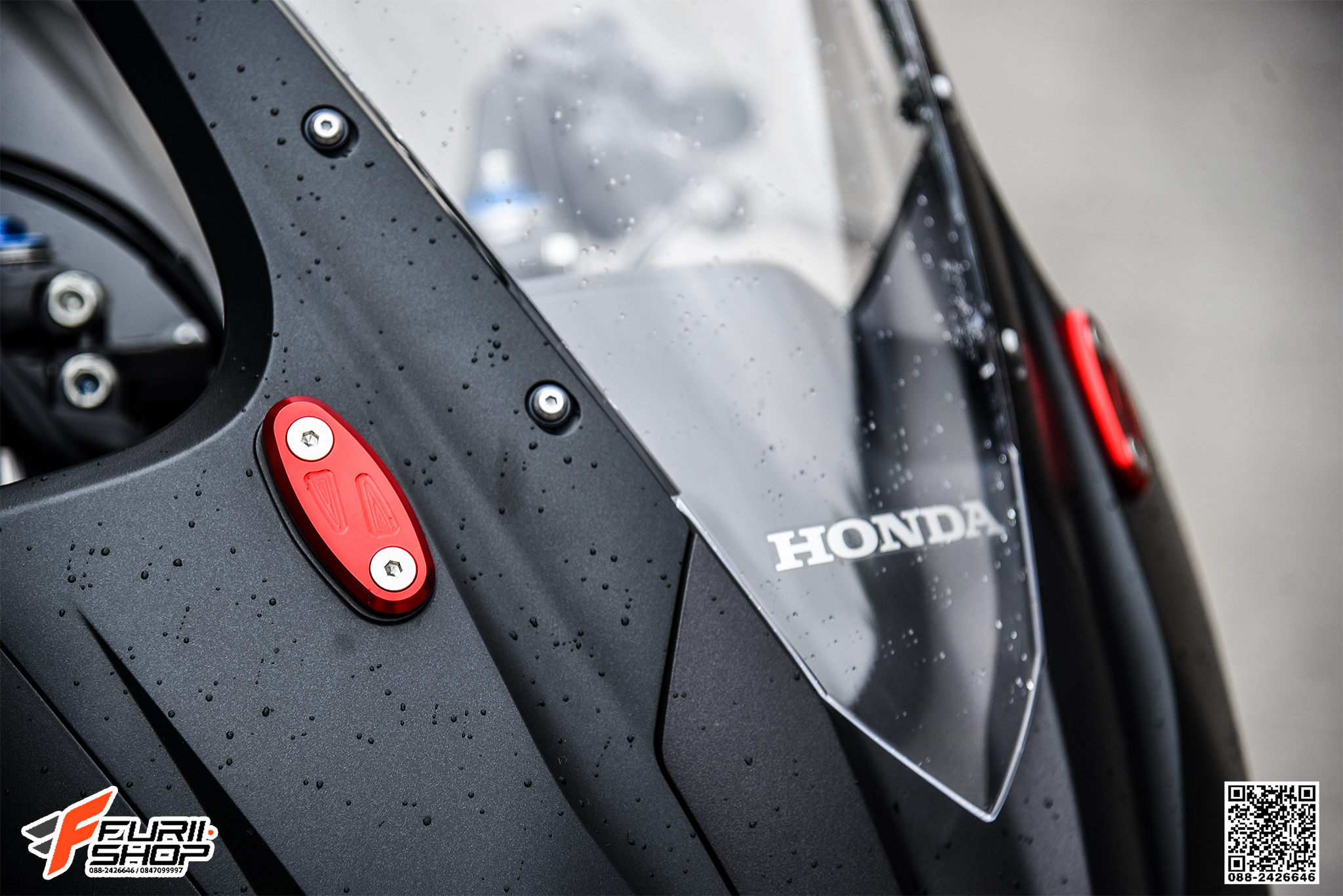อุดกระจก RSV CBR500 มอเตอร์ไซค์ บิ๊กไบค์