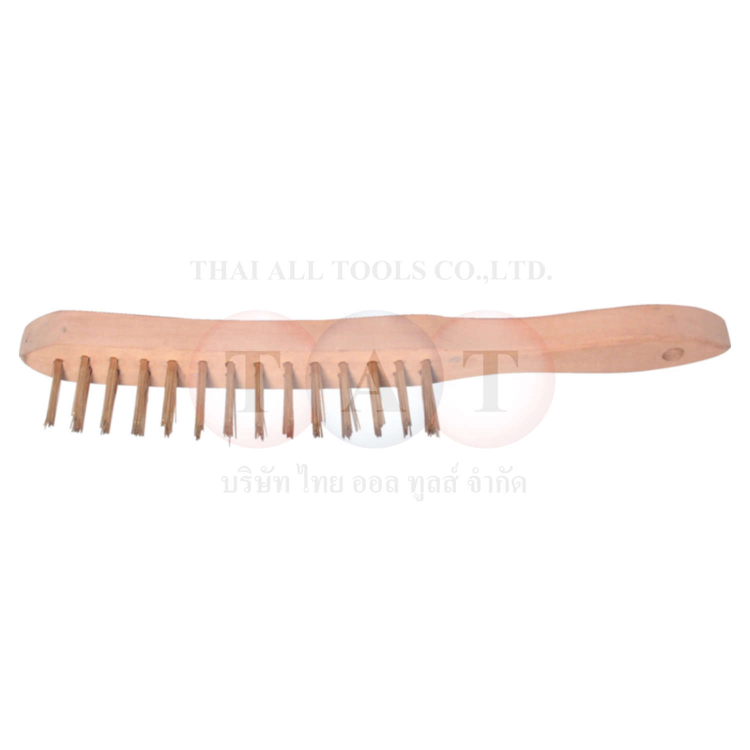 Kennedy.2-ROW BRASS WIRE SCRATCH BRUSH