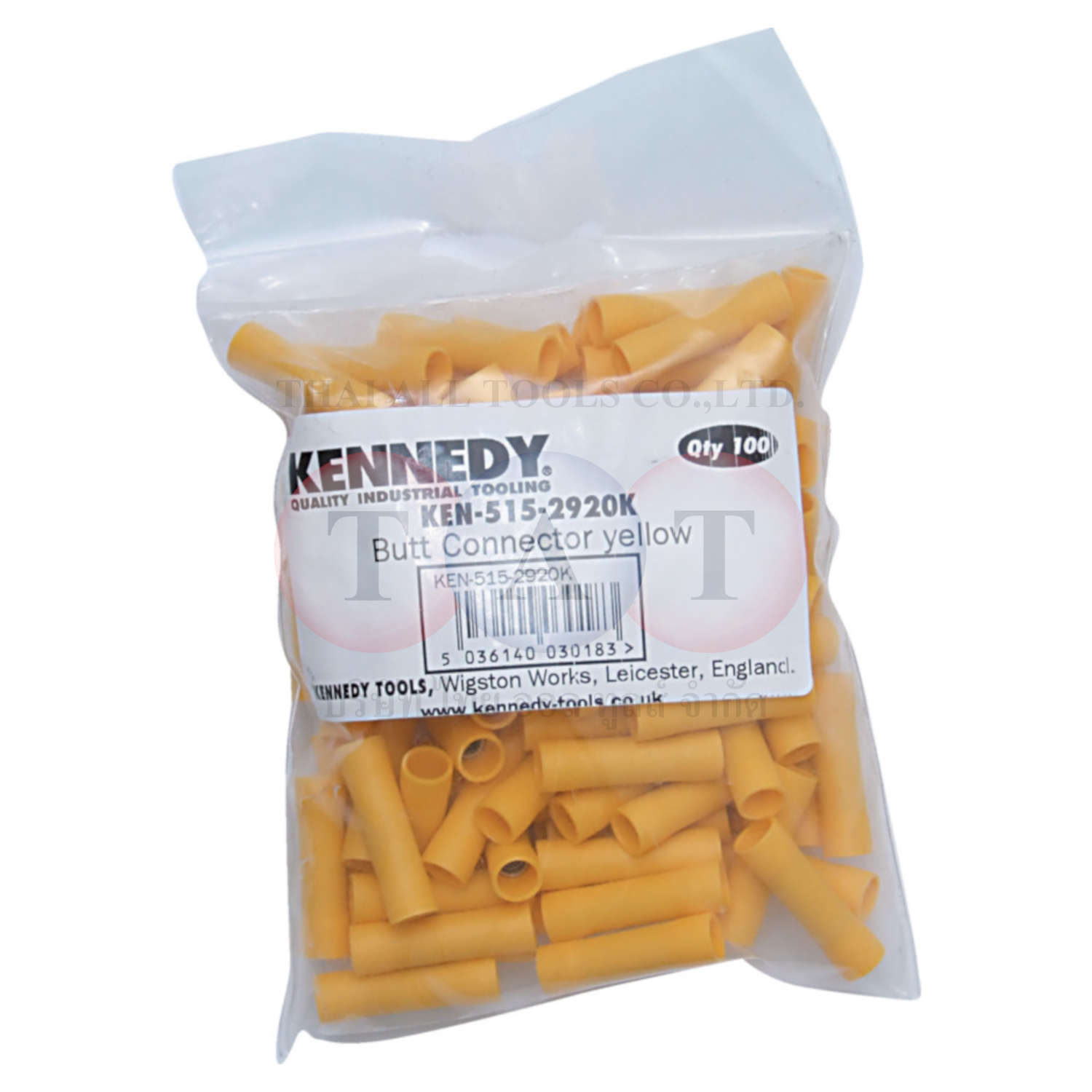 Kennedy.BUTT CONNECTOR YELLOW (PK-100)
