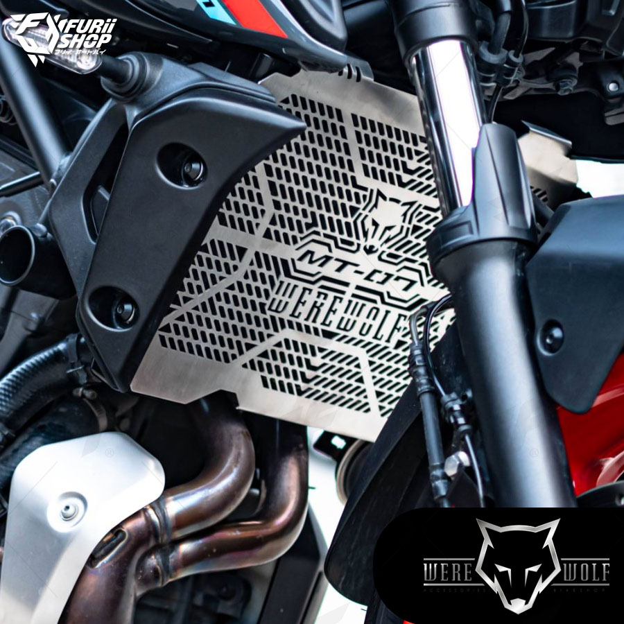 การ์ดหม้อน้ำ Were Wolf Radiator Guard : for Yamaha MT07 2014-2022