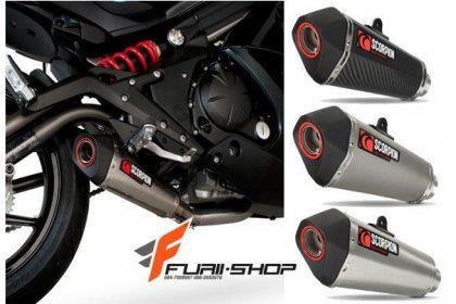 ท่อมอเตอร์ไซค์ scorpion ER6N 2011 ท่อแต่ง ท่อสูตร ท่อบิ๊กไบค์ ท่อBigbike ท่อไอเสีย เอ็กพอร์ต