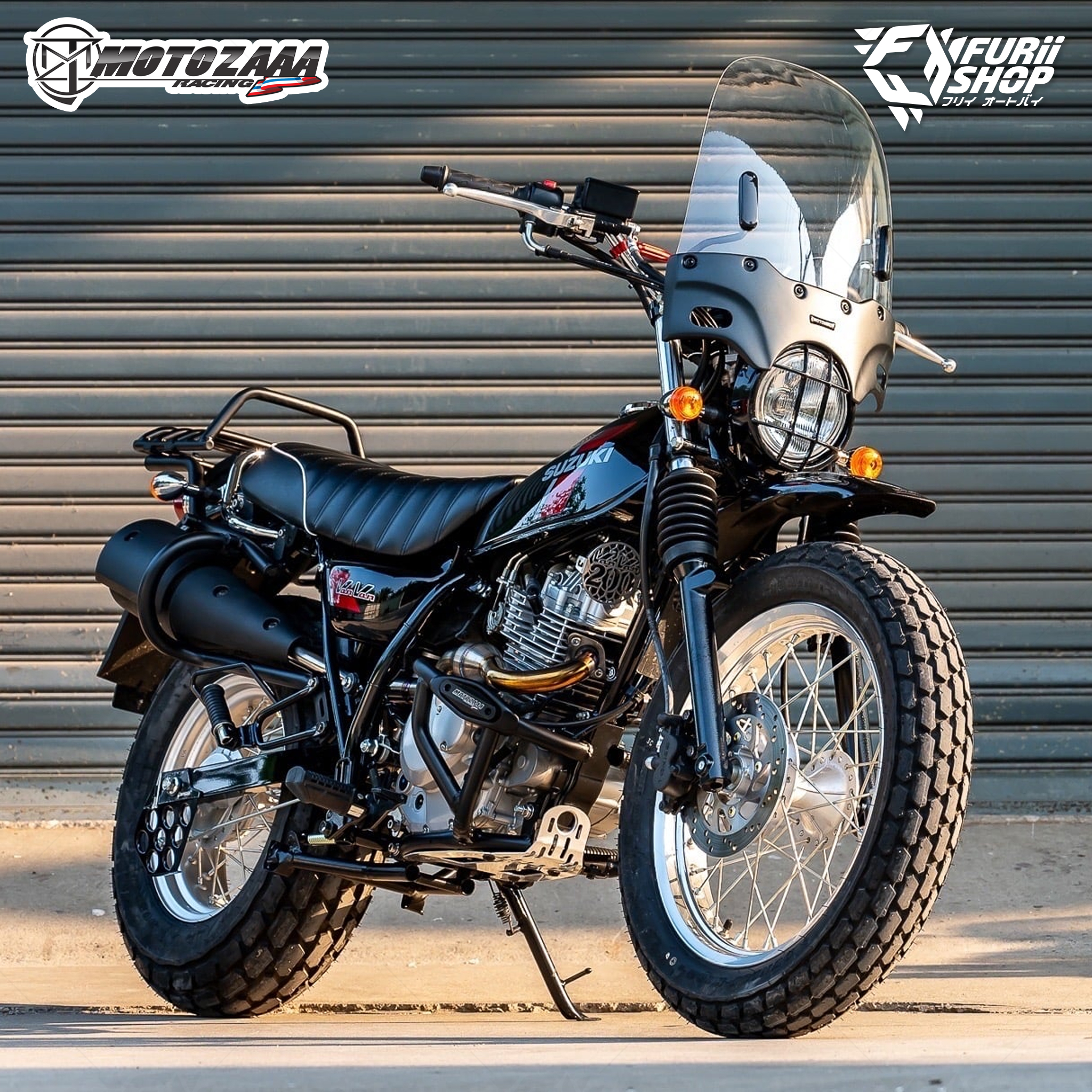 แคชบาร์ MotoLordd MOTOZAAA : For Suzuki VanVan200 By Furii Shop
