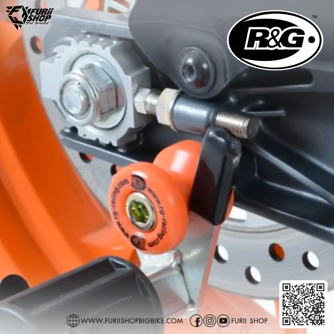 กันล้มหลัง R&G Rear Protector : for KTM RC125/200/390