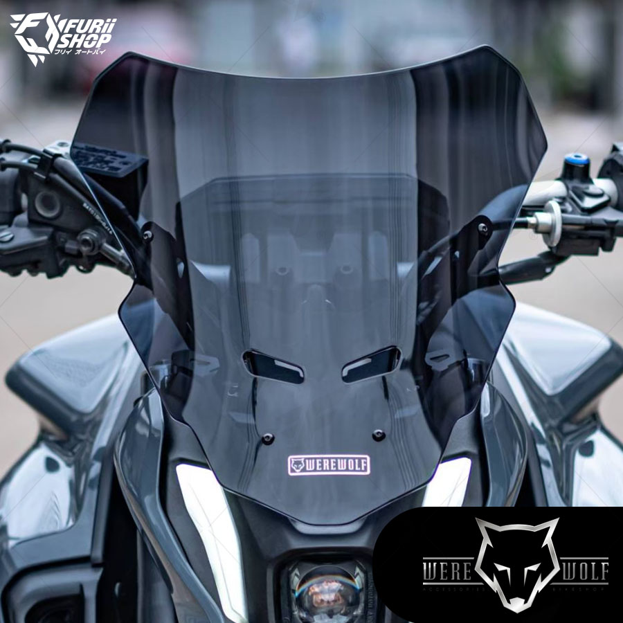 ชิลด์หน้า Were Wolf GT-03 Smoke M531 : for Yamaha MT07 2018-2022