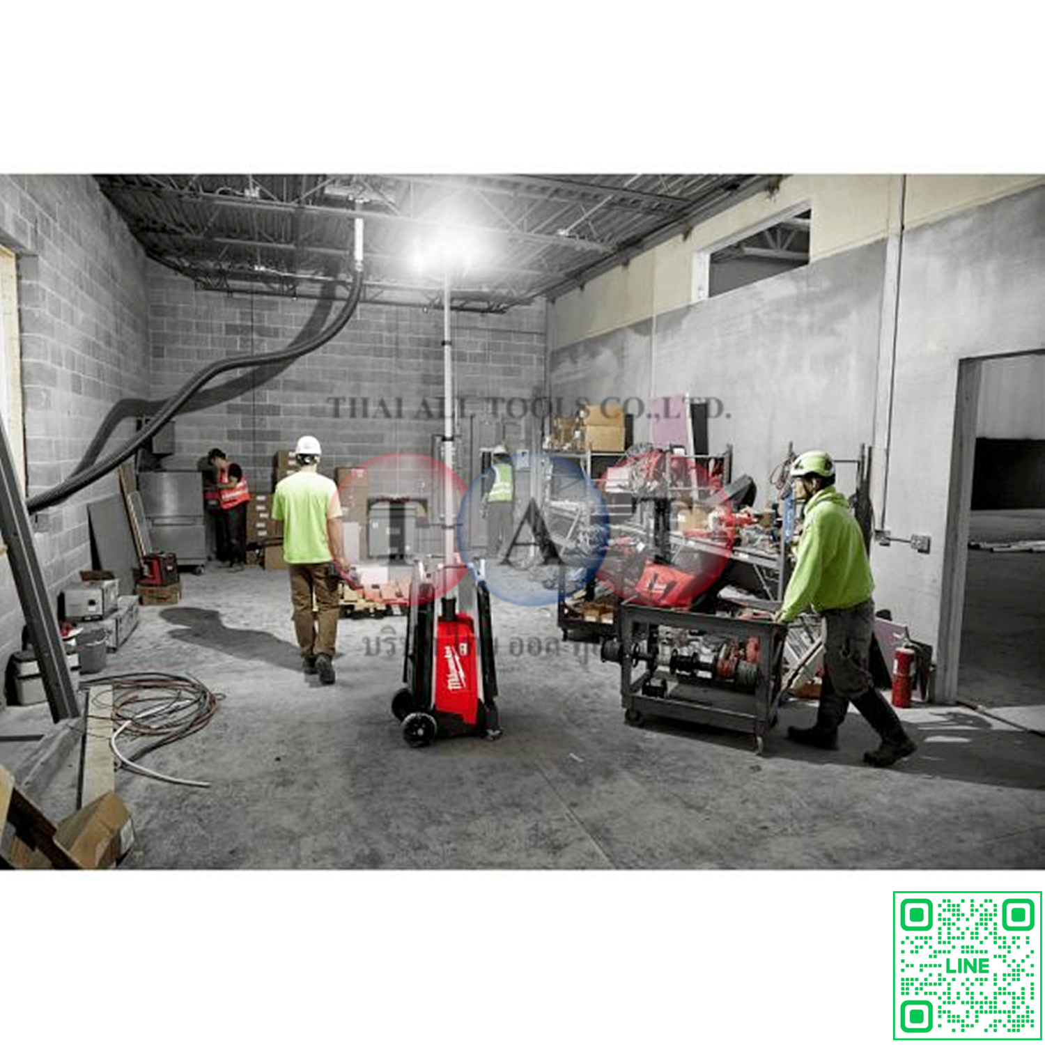 Milwaukee MXF TL-0 ทาวเวอร์ไลท์ 27,000 ลูเมน | ชาร์จไฟในตัว AC/DC