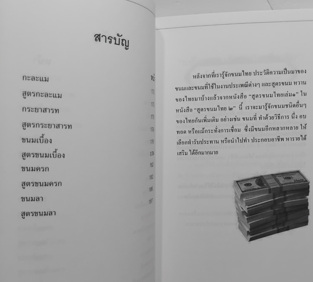 สูตรขนมไทย 2 ตำรับอาหารหวาน มีทัังสูตรขนมและประวัติของขนมครับ