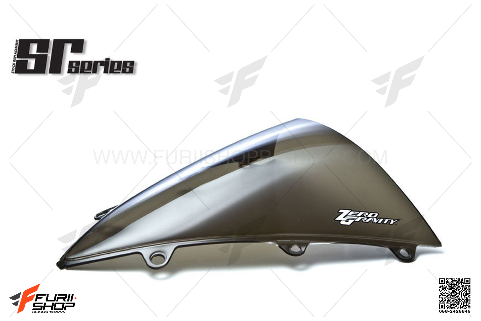 ชิวหน้า ZERO SR SERIES SMOKE FOR HONDA CBR1000