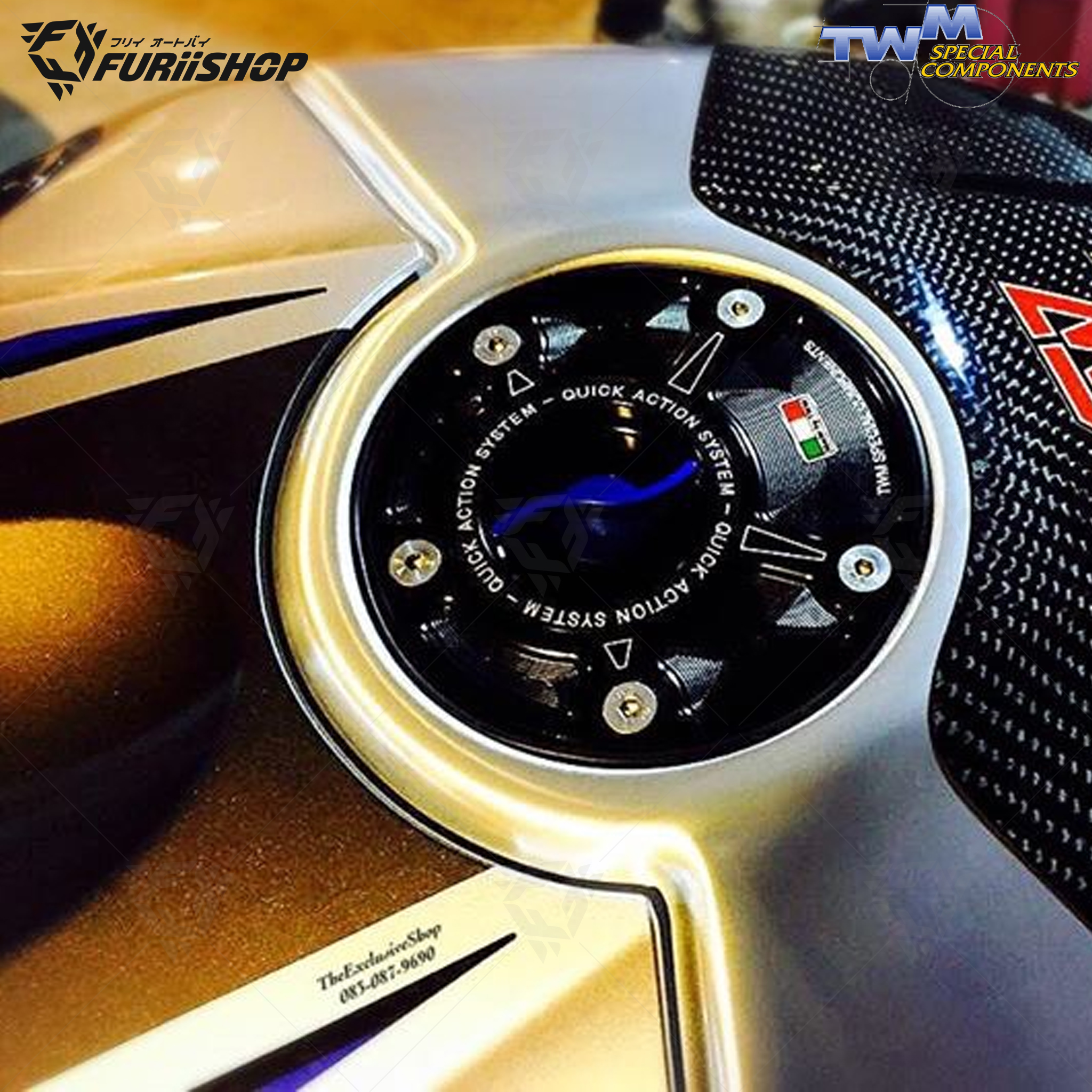 ฝาถัง TWM For : MT-09/MT-10/R1/R1M/R6/R7/R9/TRACER 9/9 GT