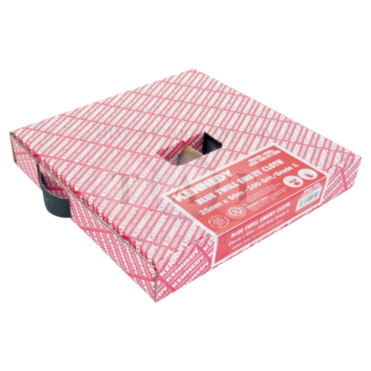 Kennedy.25mm x 50M COIL ECONOMY EMERY GRADE 2.5 (P50)