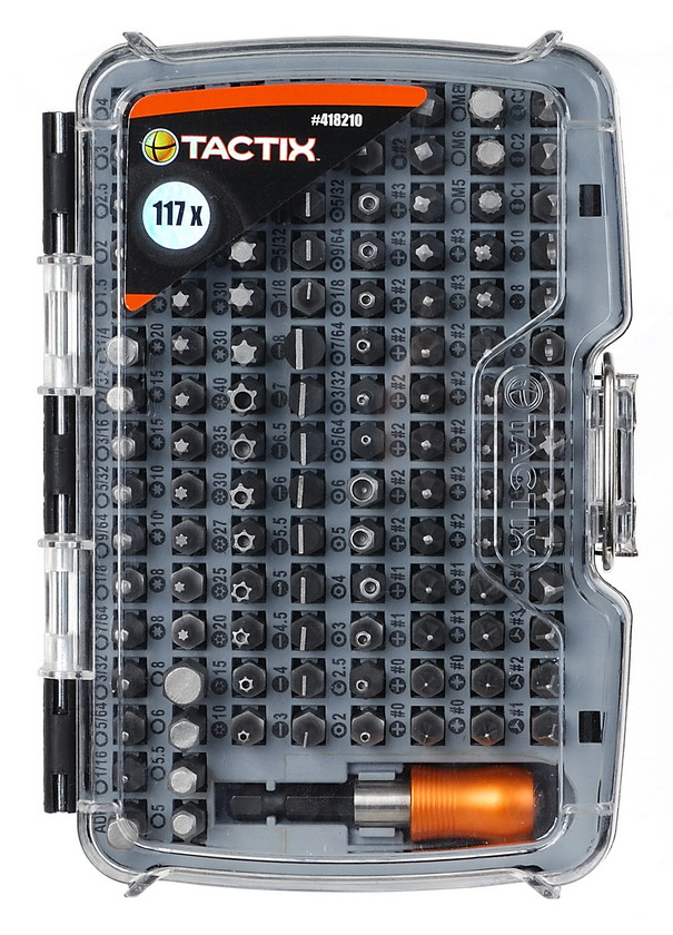 ชุดดอกไขควง CR-V 418210 TACTIX 117ตัวชุด