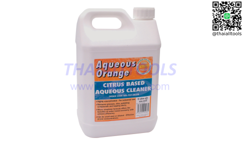 AQUEOUS ORANGE CITRUS BASED CLEANER 5LTR SOLENT