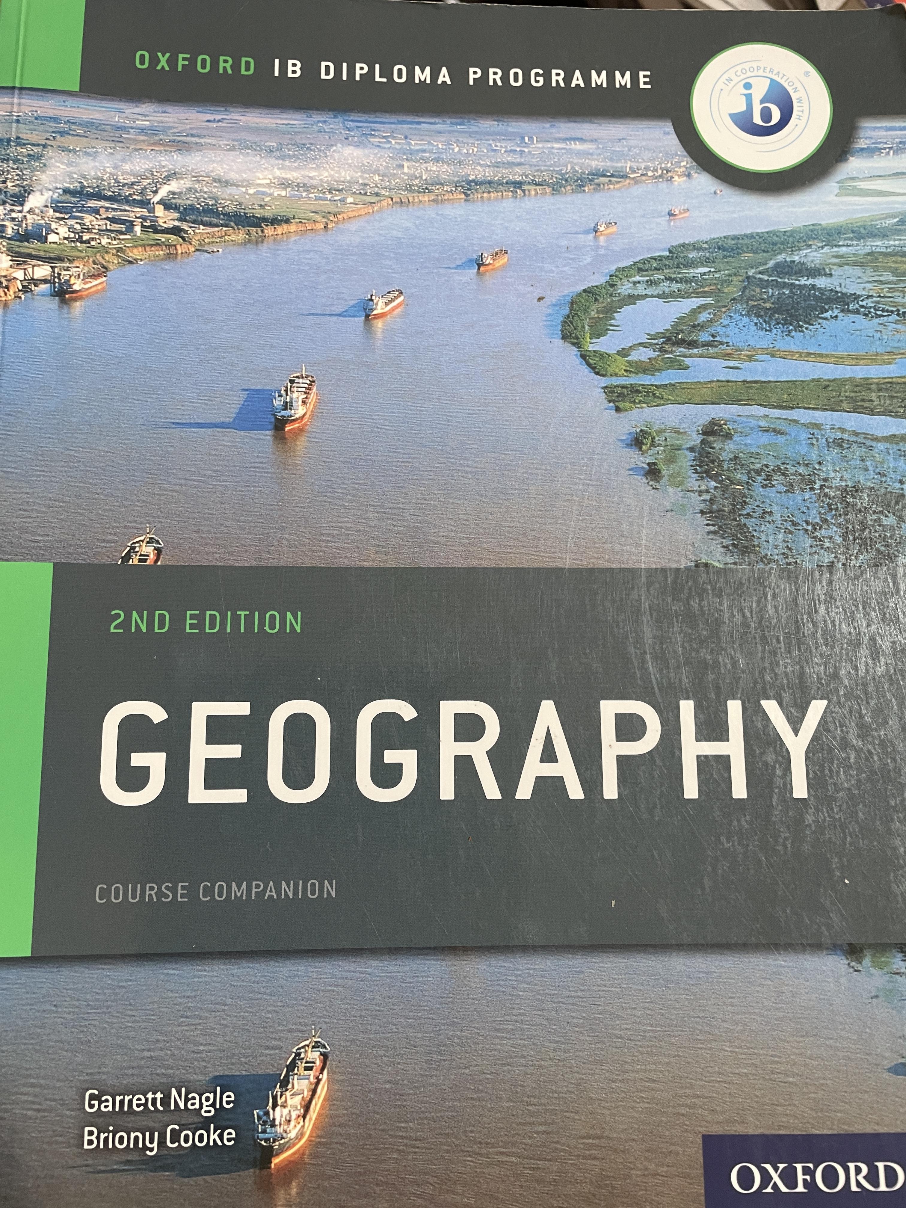 GEOGRAPHY. พิมพ์ครั้งที่สอง OXFORD iB. DIPLOMA. PROGRAME. ผู้เขียน Garrett Nagle. Bfriony Cooke. 0 กก.