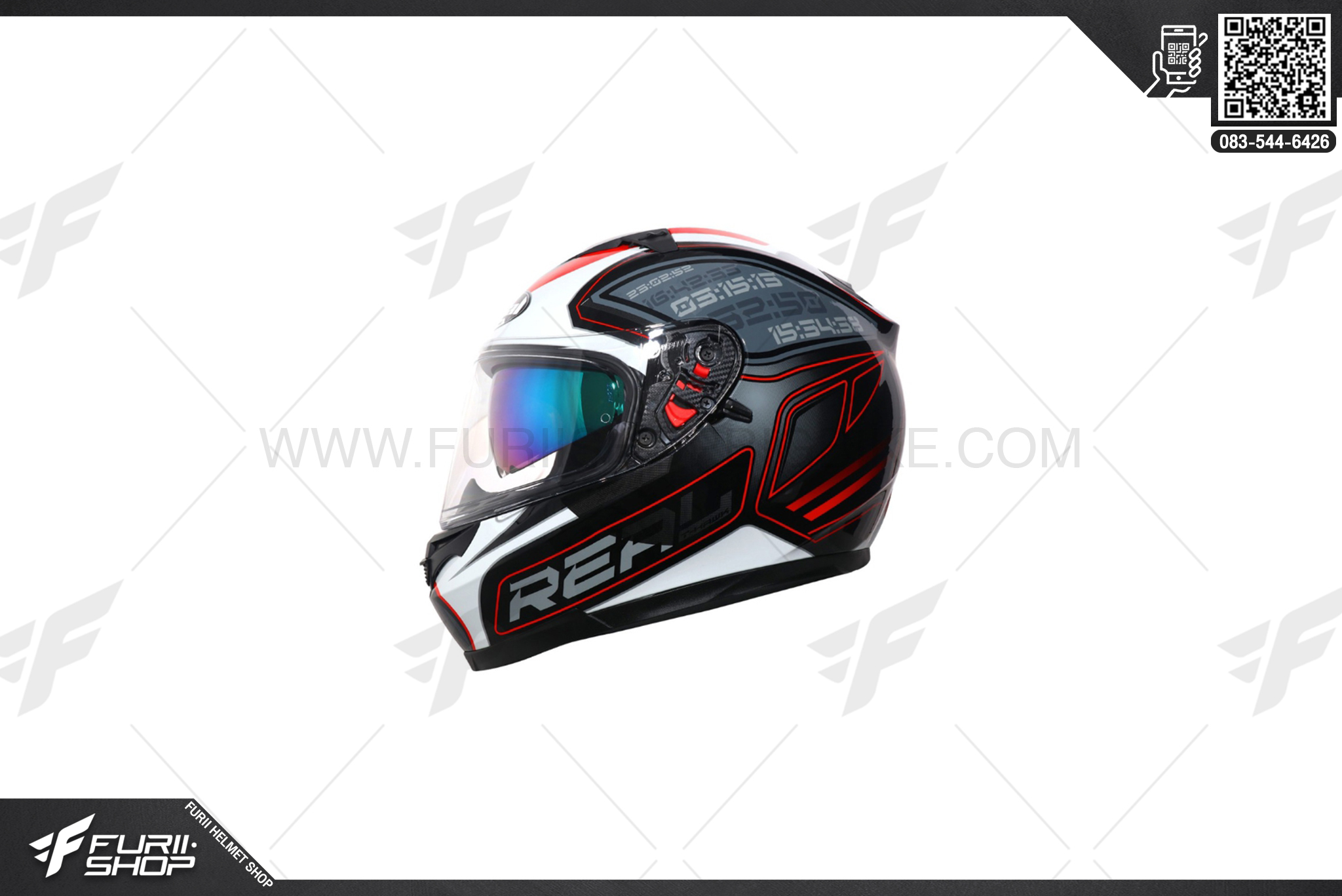 หมวกกันน็อค Real T-Hawk Tech แดง