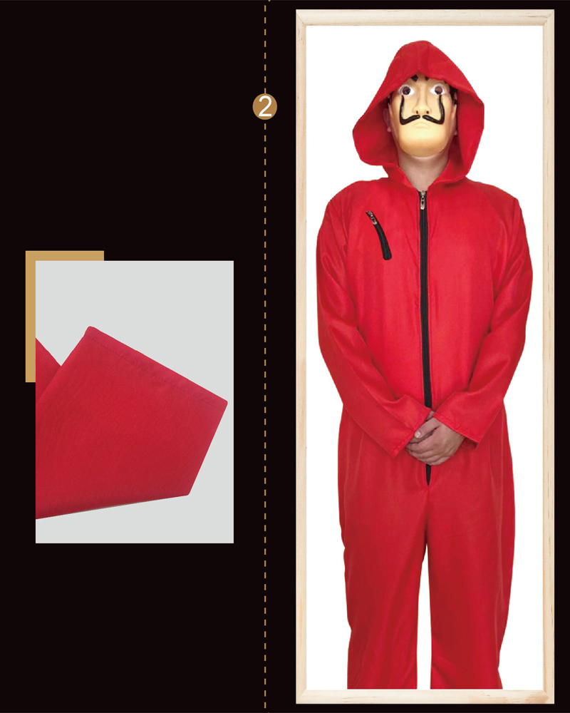 หน้ากาก+ชุด จากซีรีย์ Netflix ชื่อดัง Money Heist