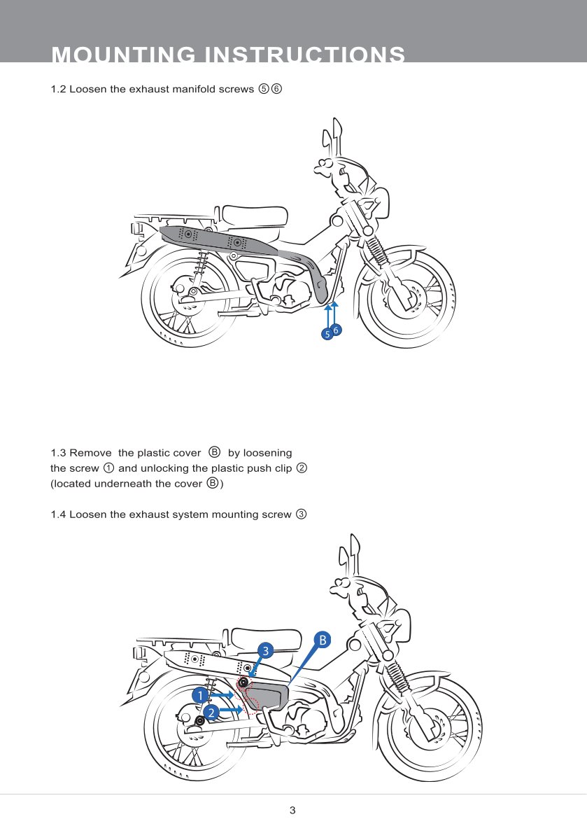 โช๊คหลังแต่ง Ohlins HO029 For Honda CT125 ปี 2020-2023
