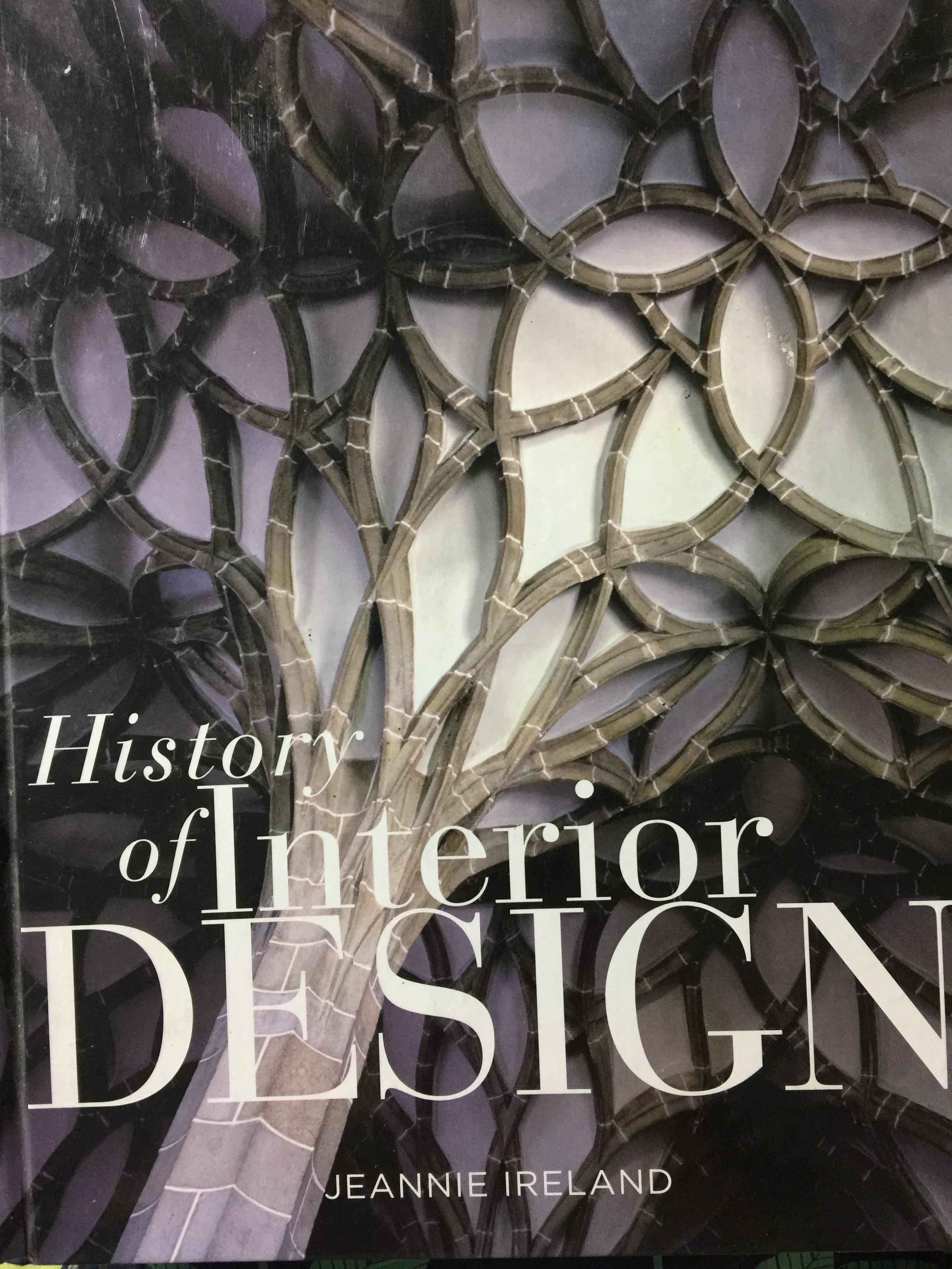 HISTORY OF INTERIOR DESIGN ผู้เขียน Jeannie Ireland 0 กก.