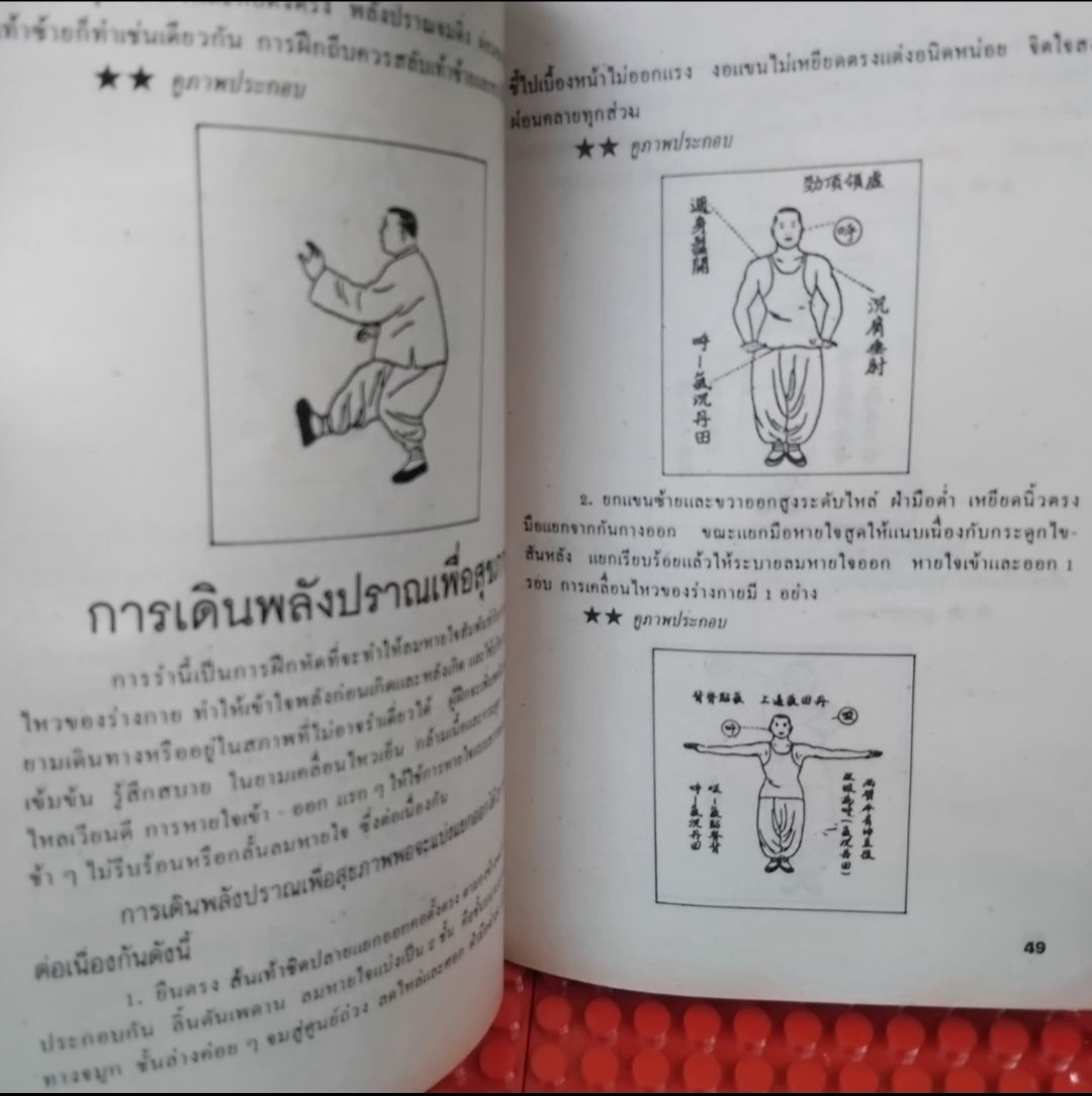 ไท้เก๊กเพื่อสุขภาพ โดย ผ่องศรี พยาชม รวมเล่มจากนิตยสารสวยทันโลก มีภาพประกอบ ในซีล