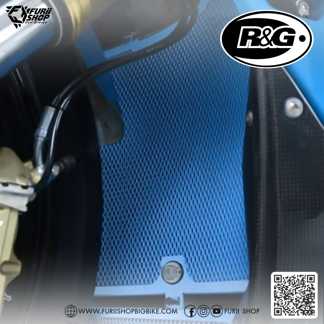 การ์ดหม้อน้ำ R&G Radiator Guard (Blue) : for BMW S1000R Naked 2017-2018