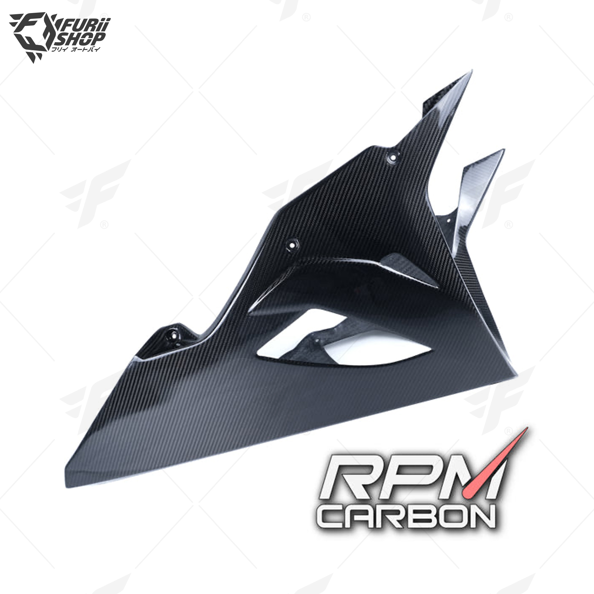 อกล่าง Carbon Belly Pan (Racing) Only for Full System (Does not fit Y-Pipe) : for BMW S1000RR 2020+