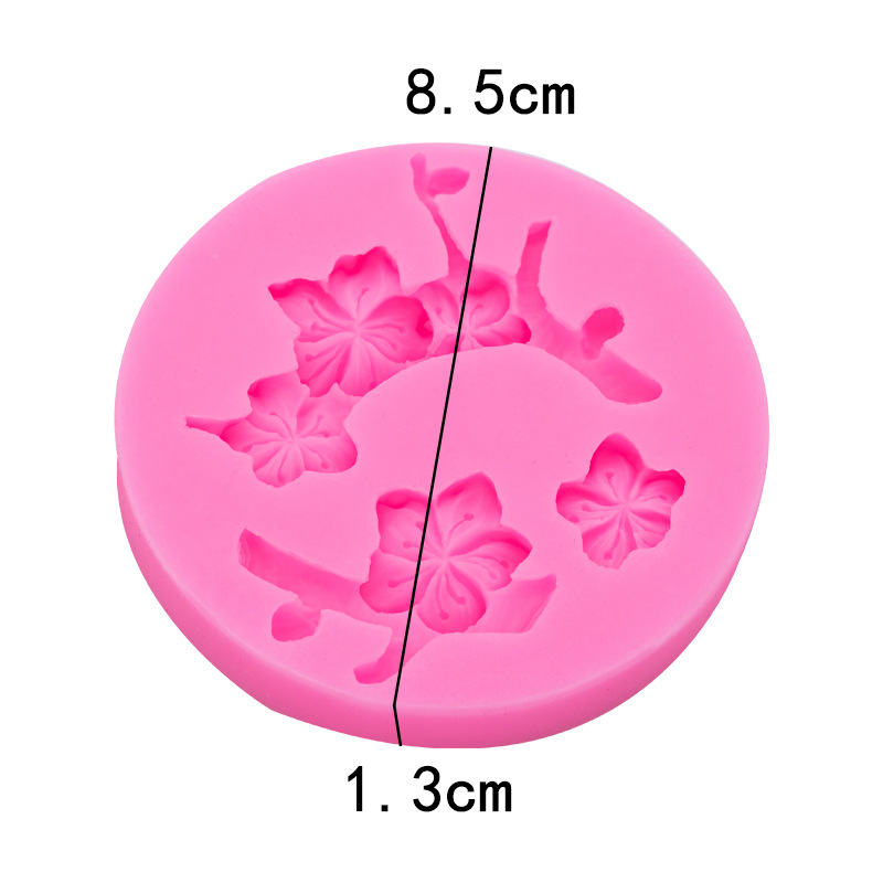 พิมพ์ฟองดองซิลิโคน ดอกไม้