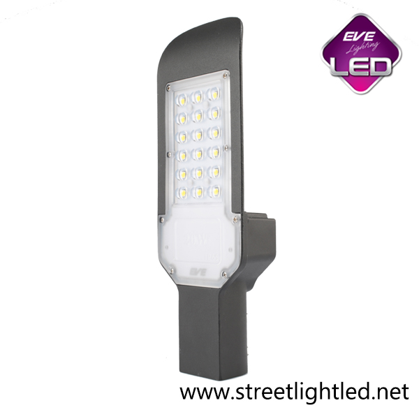 โคมไฟถนน LED Flat แฟลท พร้อมขายึด 50w ยี่ห้อ EVE