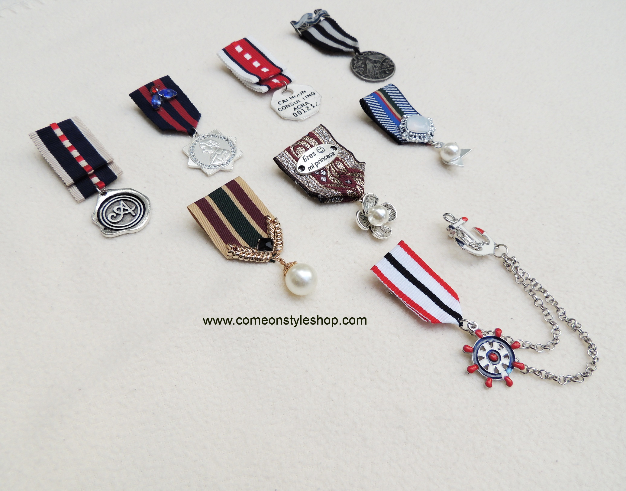 เข็มกลัดยศทหาร เข็มกลัดแฟชั่นยศทหาร military brooch 