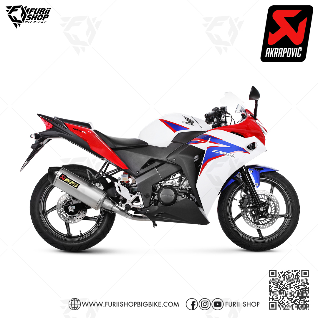 ท่อแต่ง Akrapovic Stainless : for Honda CBR150R 11-18
