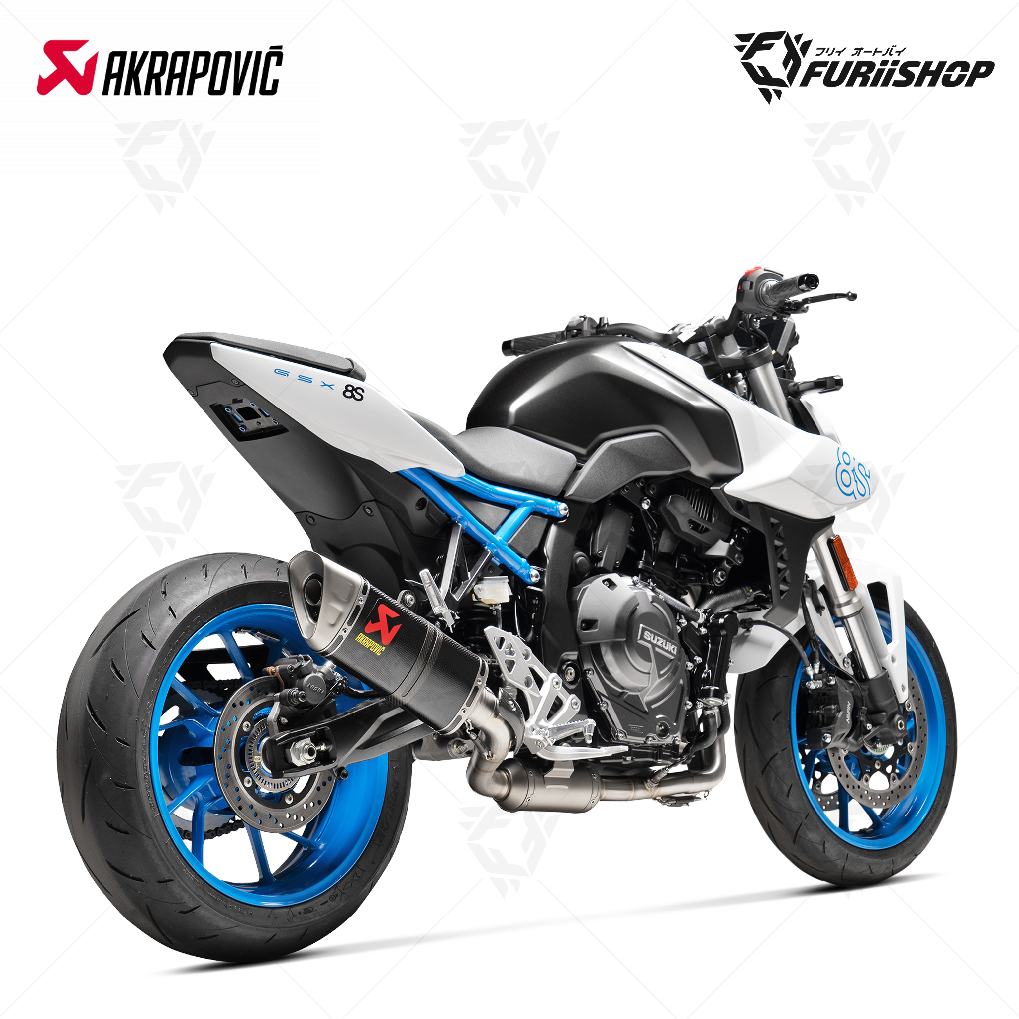 ท่อมอเตอร์ไซค์ Akrapovic Slip on - Racing Carbon (For Exhibition Only) : for SUZUKI GSX-8S 2023+