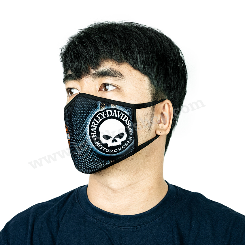 ผ้าปิดจมูกลายHDกันมลภาวะผ้านาโนแห้งไวมีที่เปลี่ยนแผ่นกรองลวดลายคมชัด #11