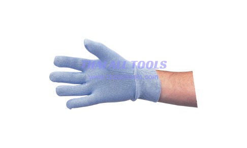 ถุงมือ BLUE COTTON JERSEY LINEDK/W GLOVES SIZE 8 TUFFSAFE