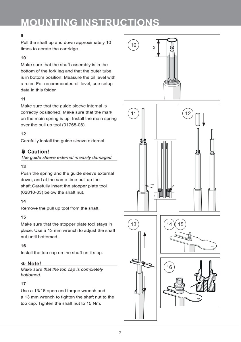 สปริงโช้คหน้า Ohlins FKC101 For Harley-Davidson Ultra Classic 1997-2013