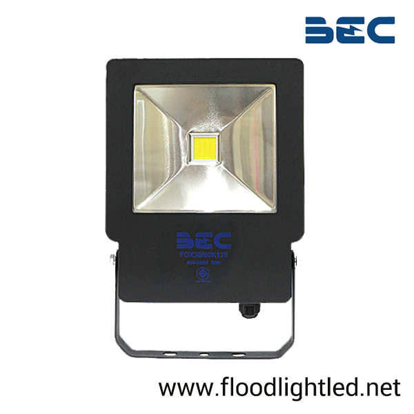 สปอร์ตไลท์ LED 50w รุ่น FOX ยี่ห้อ BEC (แสงส้ม)