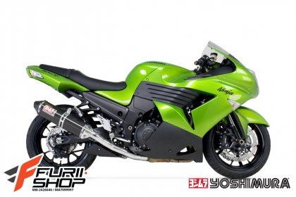 ท่อไอเสีย มอเตอร์ไซค์ YOSHIMURA CARBON SLIP-ON FOR KAWASAKI ZX14