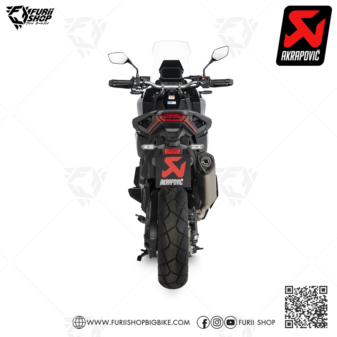ท่อแต่ง Akrapovic Slip on Titanium : for HONDA XADV 750 2017-2020/All new 2021-2023