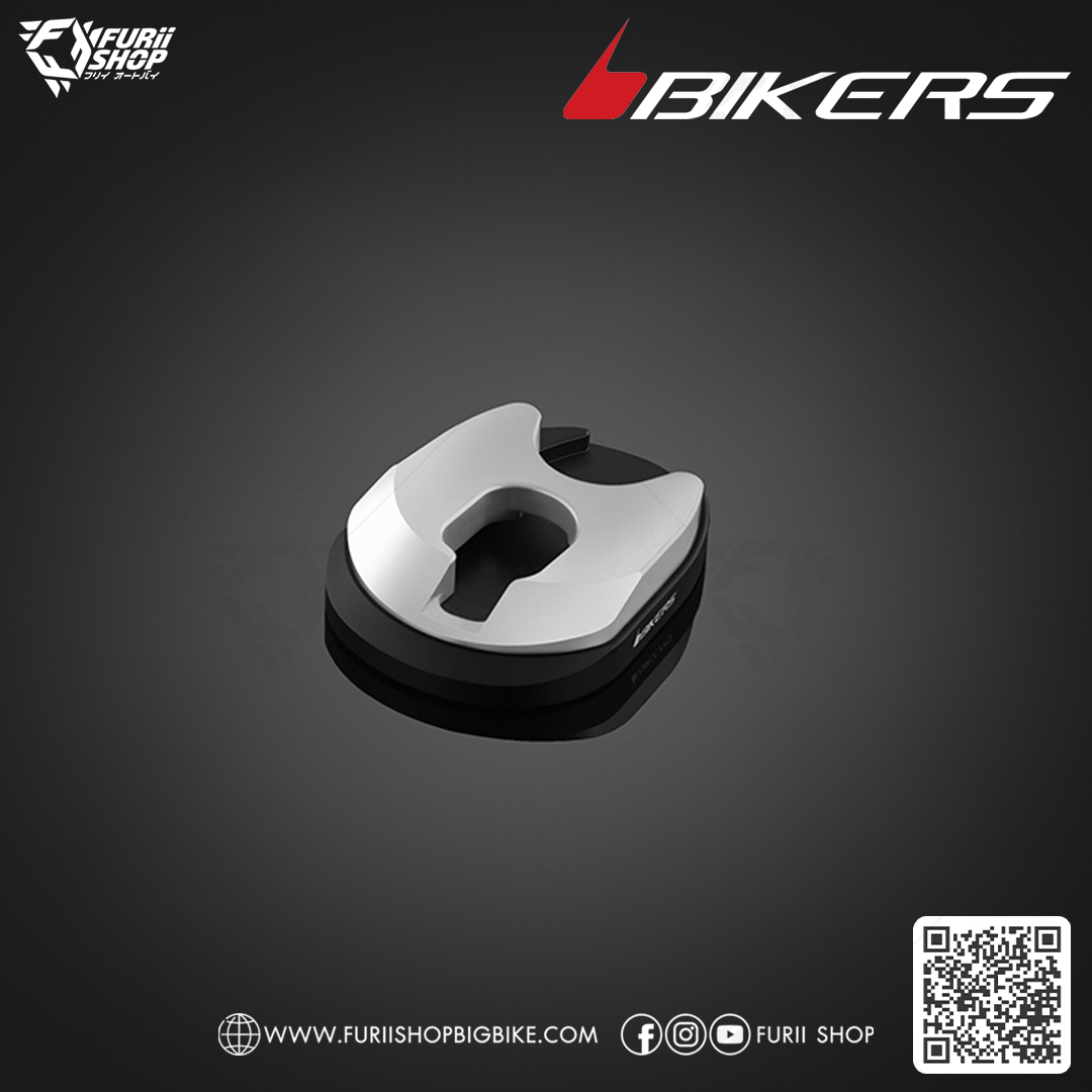 ตัวรองขาตั้ง (ตีนเป็ด) (ฐานล่างของตัวรองขาตั้ง จะเป็นผิวด้าน) (Y0287) Bikers Flat Foot (matt colour on base) : for Yamaha YZF-R3 2015-2018