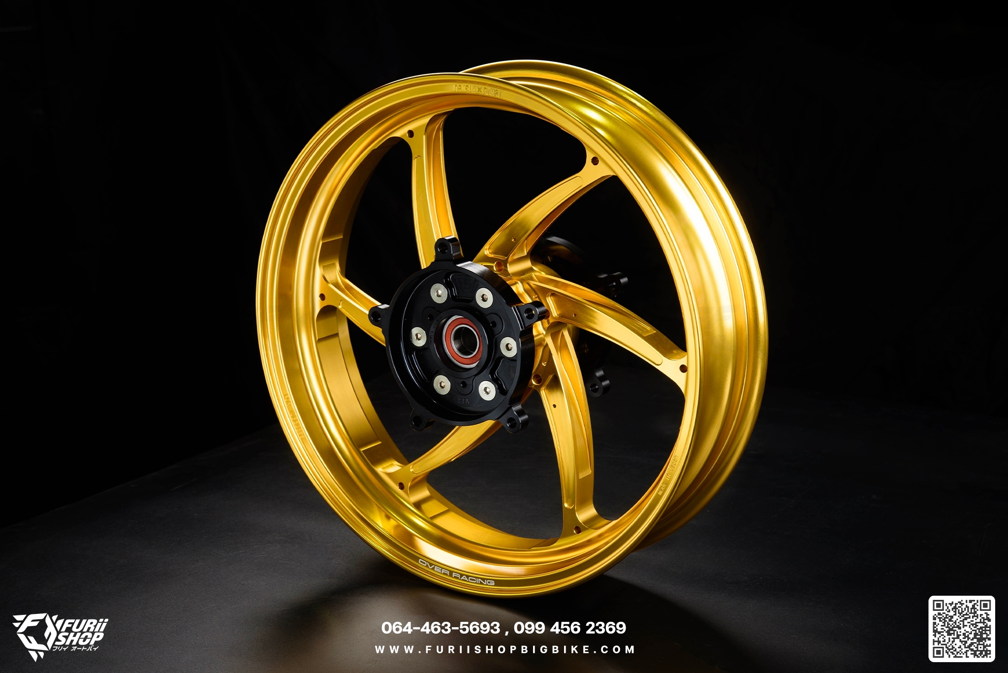 ล้อ OverRacing for Yamaha T-max530 17' / T-max560 สีทอง